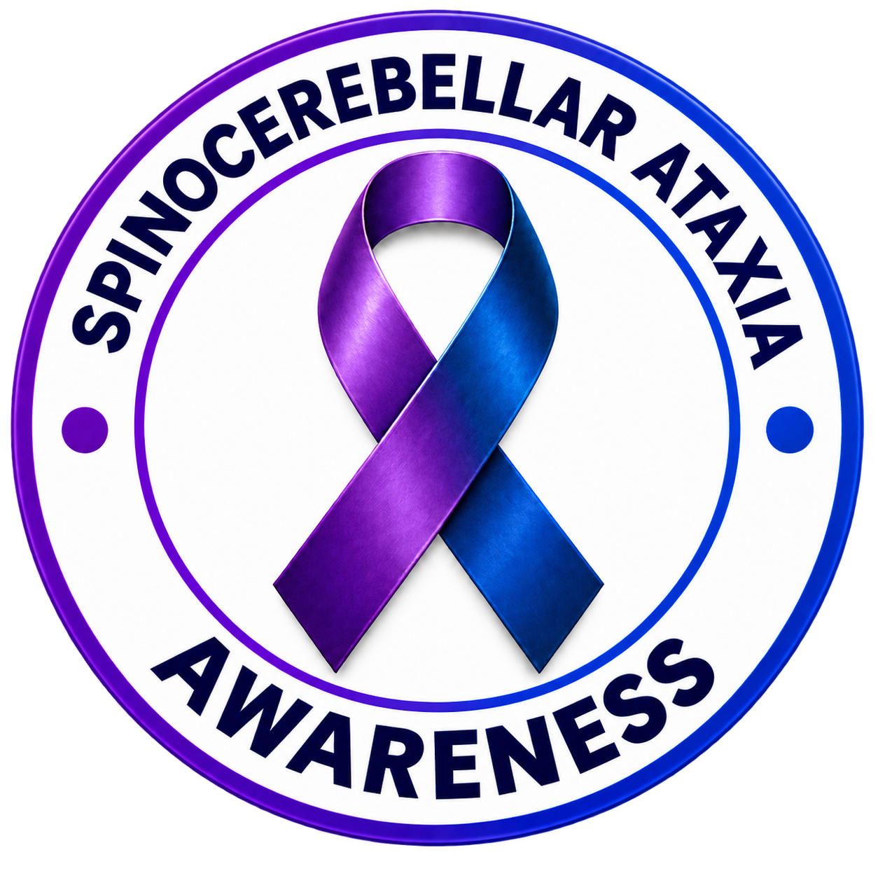 Spinocerebellar Ataxia Awareness emblem